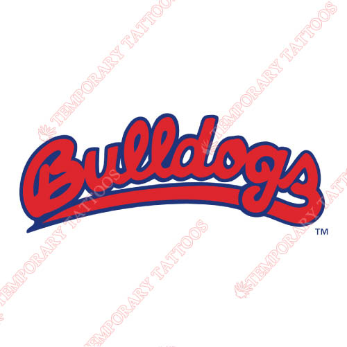 Fresno State Bulldogs Customize Temporary Tattoos Stickers NO.4427
